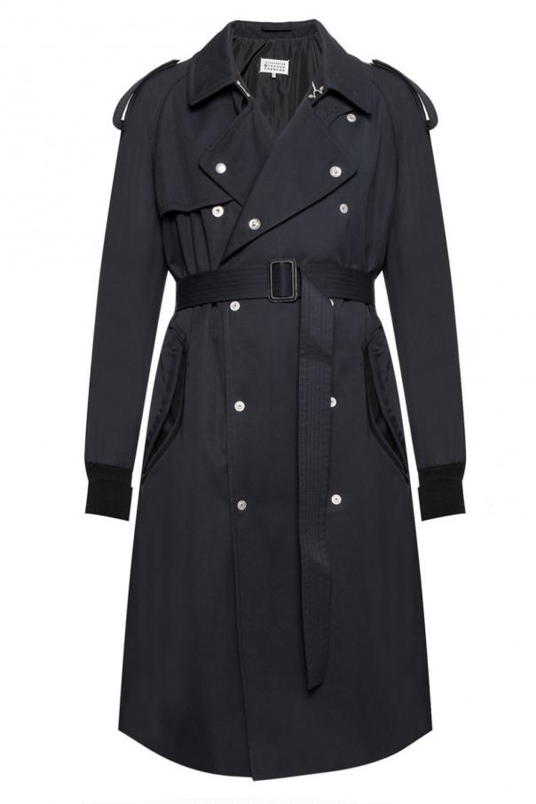 Maison Margiela Belted double-breasted trench coat | Men's